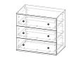 Комод Колорадо-3 МДФ