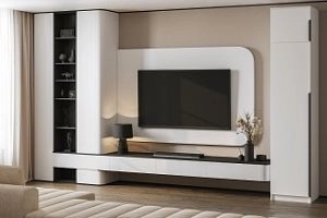 Марсель-1 с антресолью Белый